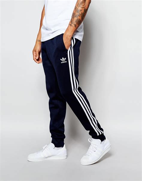 mens adidas superstar original cuffed track pants ash blue|adidas Originals Men's Superstar Cuffed Track Pant .